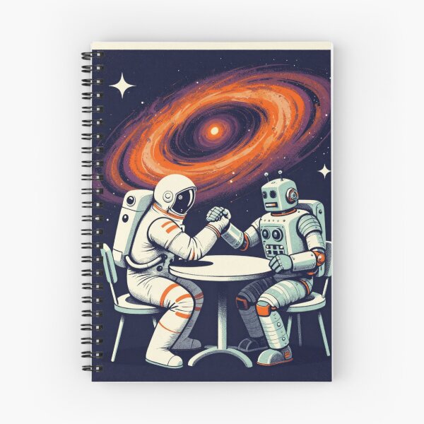 Item preview, Space man vs. robot arm wrestling designed and sold by SportsShip.