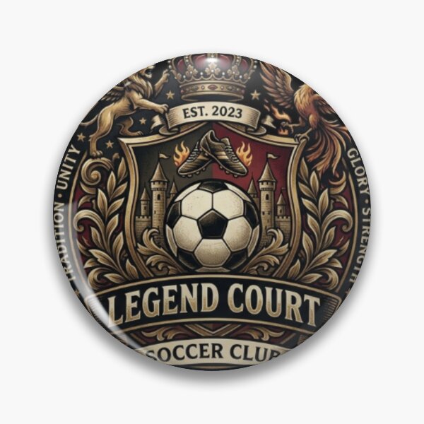 Item preview, Legend Court Soccer Club Vintage Football Crest designed and sold by LegendCourt.