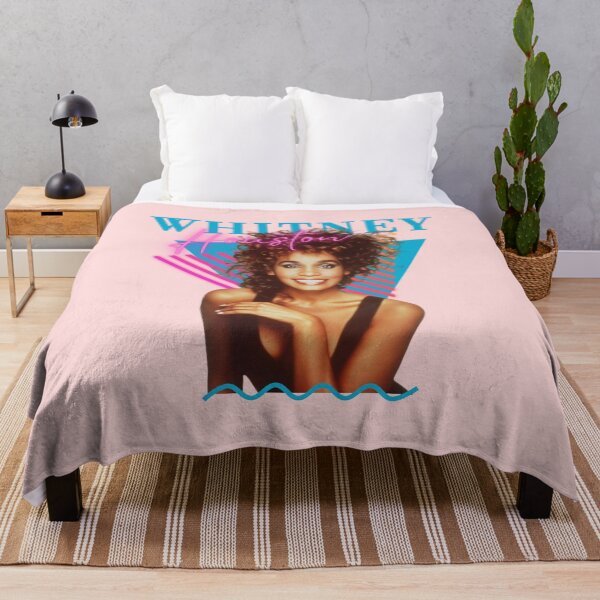 Item preview, Whitney Houston 80s Retro Neon Portrait designed and sold by RahniNM.