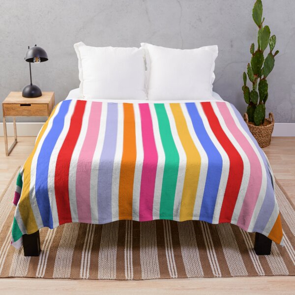 Item preview, Rainbow Candy Stripe Pattern designed and sold by Patterns & Love .