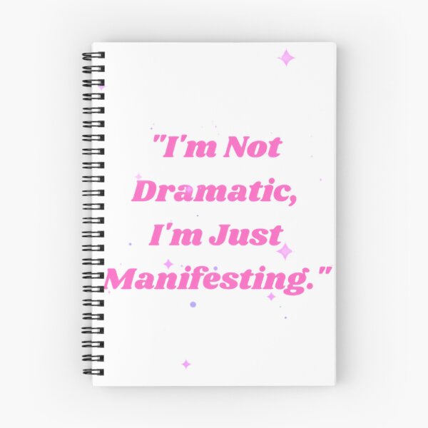 Item preview, I'm Not Dramatic I'm Just Manifesting Funny Y2K Quote designed and sold by Jelicint.