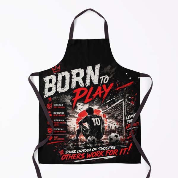 Item preview, Born to Play Soccer Motivation Graphic designed and sold by LegendCourt.
