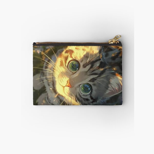 Item preview, Curious Kitten in a Wildflower Garden | Dreamy Cute Cat Aesthetic designed and sold by Jesus-istheway.