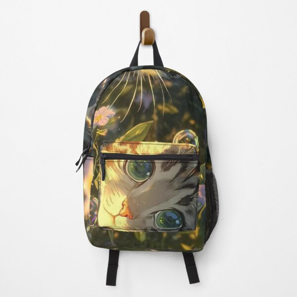 Item preview, Curious Kitten in a Wildflower Garden | Dreamy Cute Cat Aesthetic designed and sold by Jesus-istheway.