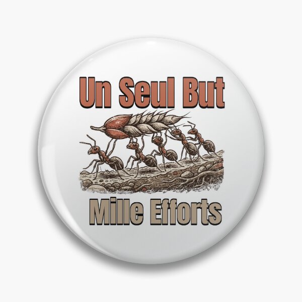 Item preview, Un Seul But, Mille Efforts – Esprit d’Équipe et Persévérance designed and sold by NinaCreator.