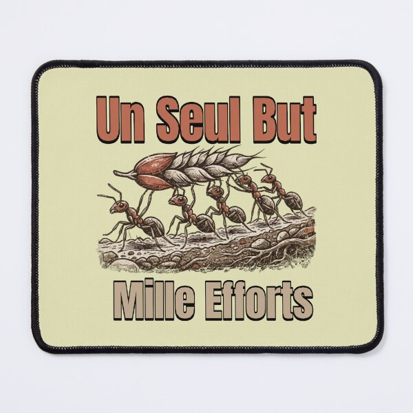 Item preview, Un Seul But, Mille Efforts – Esprit d’Équipe et Persévérance designed and sold by NinaCreator.