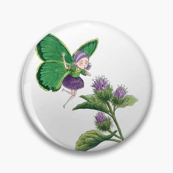 Item preview, March 29th birthday flower Arctium Fairy designed and sold by birthflower.