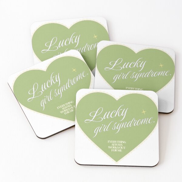 Item preview, Green Lucky Girl Syndrome Heart Vintage Retro designed and sold by byhannahbee.