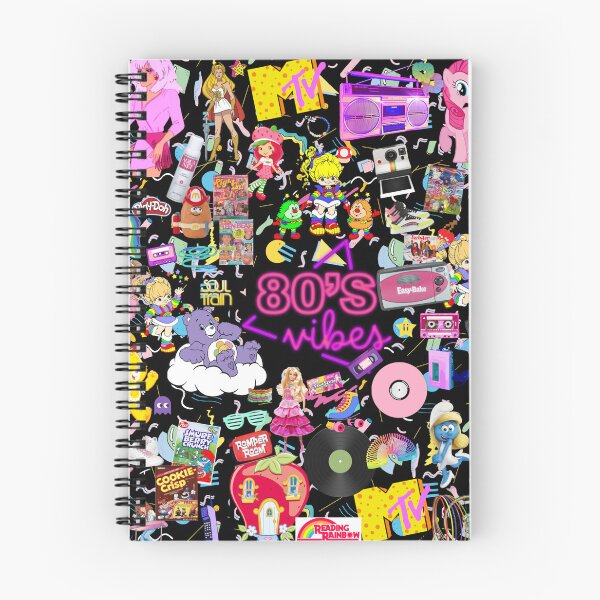 Item preview, 80's Vibes | Retro 1980s Nostalgia Collage Cartoon Toys Neon designed and sold by ICANTWithoutCOFFEE.