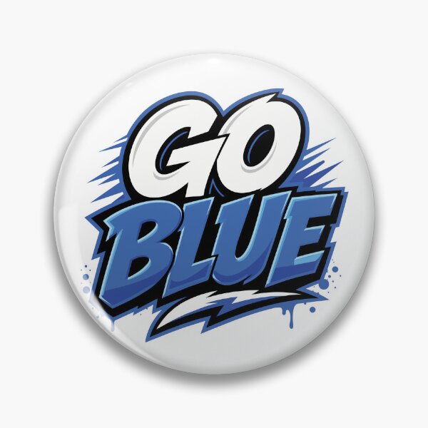 Item preview, GO BLUE for CAMP COLOR WARS designed and sold by KUSTOM CAMP CREATIVES.