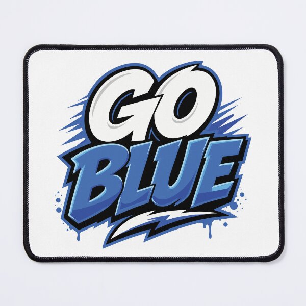 Item preview, GO BLUE for CAMP COLOR WARS designed and sold by KUSTOM CAMP CREATIVES.