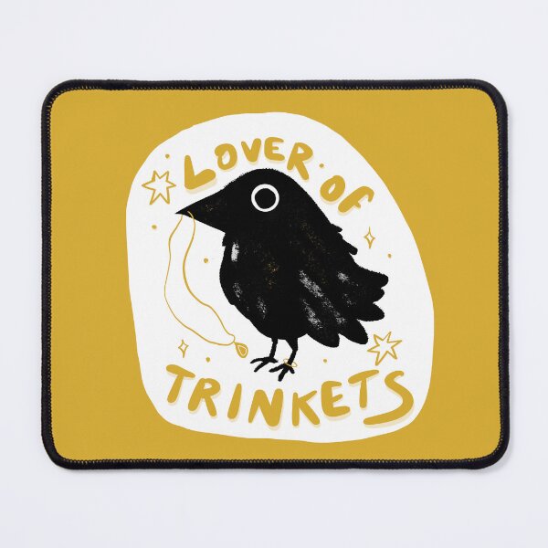Item preview, Crow Lover of Trinkets designed and sold by Stephanie McRae.