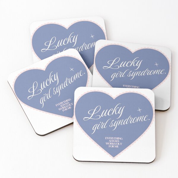 Item preview, Dark Blue Lucky Girl Syndrome Heart Vintage Retro designed and sold by byhannahbee.