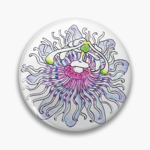 Item preview, Blue Passion Flower designed and sold by ABIllustrative.