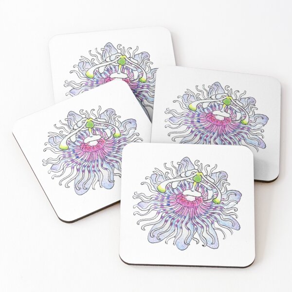 Item preview, Blue Passion Flower designed and sold by ABIllustrative.