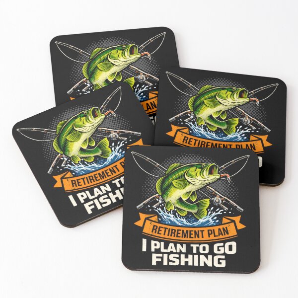 Item preview, Retirement Plan Hunting and Fishing - Funny Outdoor Sports Art designed and sold by BendyBeasts.