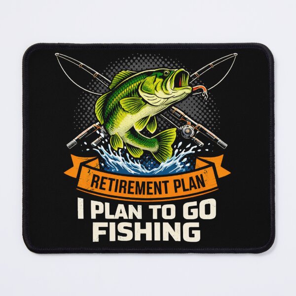 Item preview, Retirement Plan Hunting and Fishing - Funny Outdoor Sports Art designed and sold by BendyBeasts.