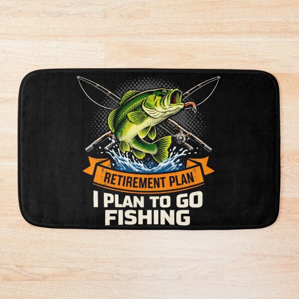 Item preview, Retirement Plan Hunting and Fishing - Funny Outdoor Sports Art designed and sold by BendyBeasts.