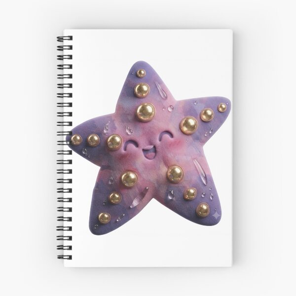 Item preview, Kawaii Starfish with Gradient Spots designed and sold by Stickivo.