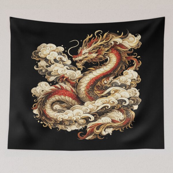 Item preview, Paper Dragon | Eastern Paper Cut Art designed and sold by rigelcreation.