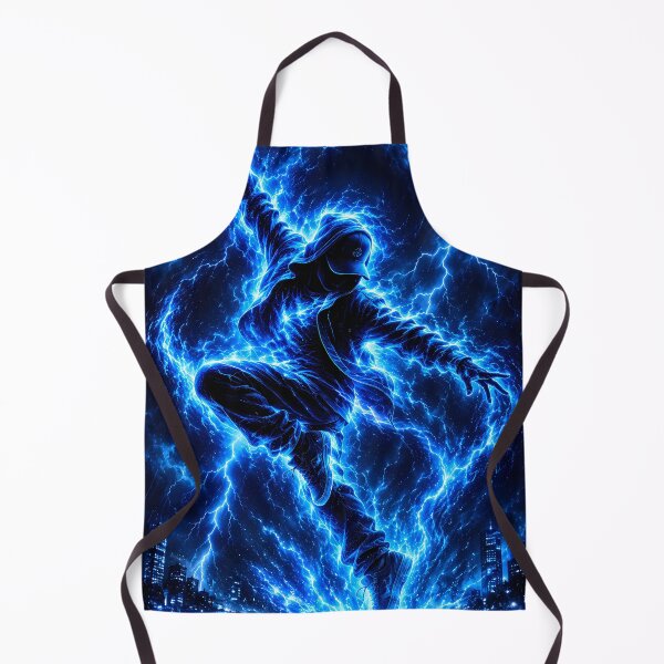 Item preview, Electric Storm Dancer ’Blue Lightning Urban Energy Art designed and sold by aminz4.