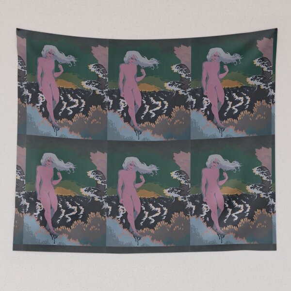 Item preview, Mermaid painting designed and sold by ABIllustrative.