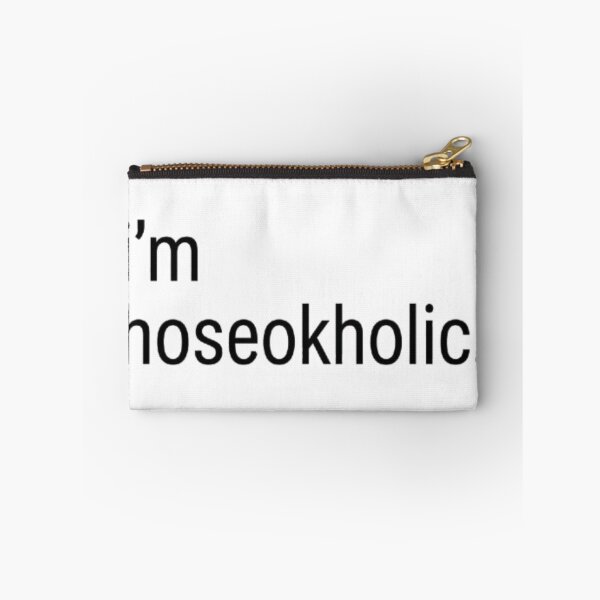 Item preview, I'm Hoseokholic Quote - Black Text Sticker Sticker designed and sold by RodyKpopshop.