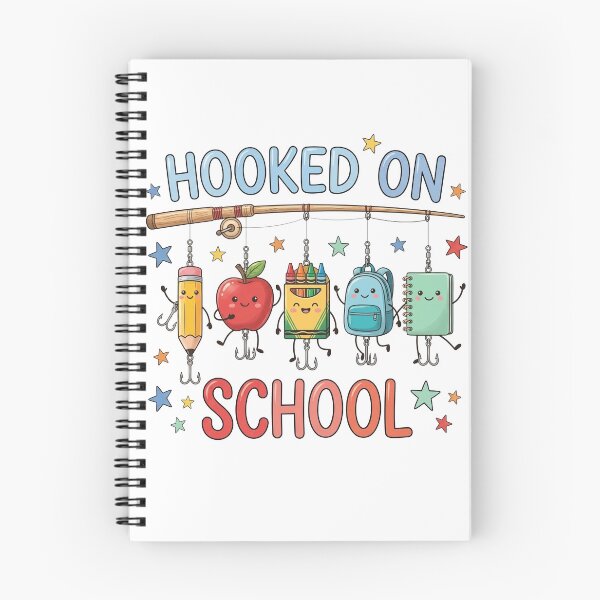 Item preview, Hooked On School , Cute Back To School Gift, Funny Teacher Supplies designed and sold by kennedy-brook.