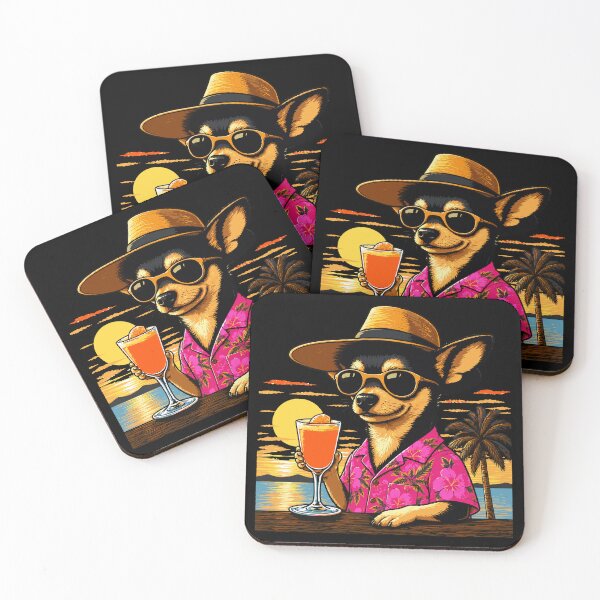 Item preview, Tropical Chihuahua Cocktail Vacation designed and sold by ClubVacay.