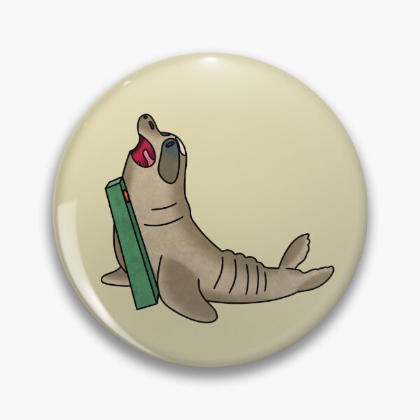 Item preview, Neil the Seal designed and sold by ClayDayArt.