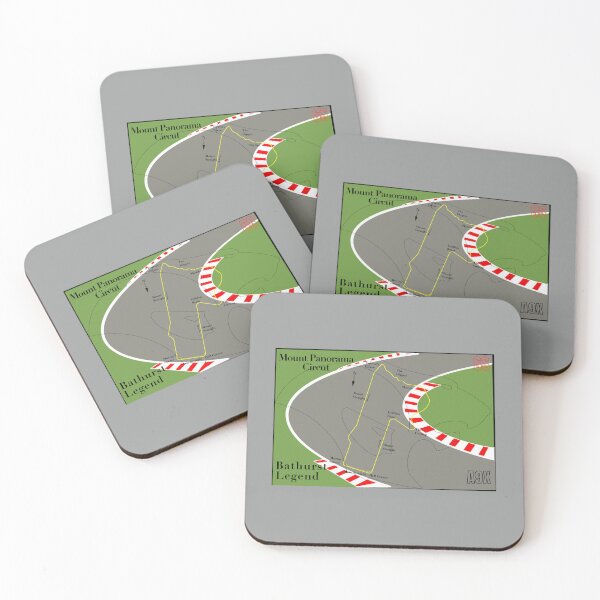 Item preview, Torana Bathurst Mount Panorama Circuit / Track with Lion designed and sold by Naked Drop.