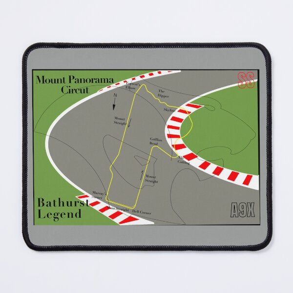 Item preview, Torana Bathurst Mount Panorama Circuit / Track with Lion designed and sold by Naked Drop.