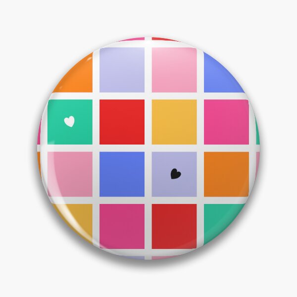 Item preview, Rainbow Checkerboard Hearts Pattern designed and sold by Patterns & Love .