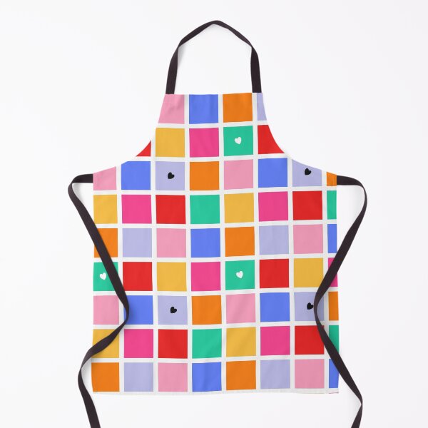 Item preview, Rainbow Checkerboard Hearts Pattern designed and sold by Patterns & Love .