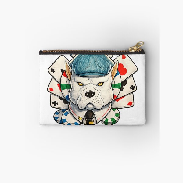Item preview, Pitbull Poker Face — Funny Strong Dog Attitude Design designed and sold by LemosINKstudio.