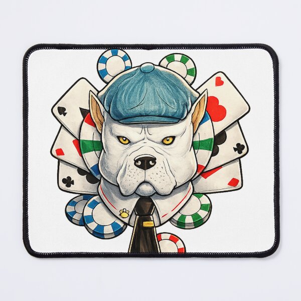 Item preview, Pitbull Poker Face — Funny Strong Dog Attitude Design designed and sold by LemosINKstudio.