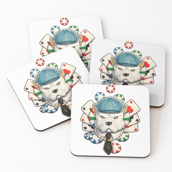 Item preview, Pitbull Poker Face — Funny Strong Dog Attitude Design designed and sold by LemosINKstudio.