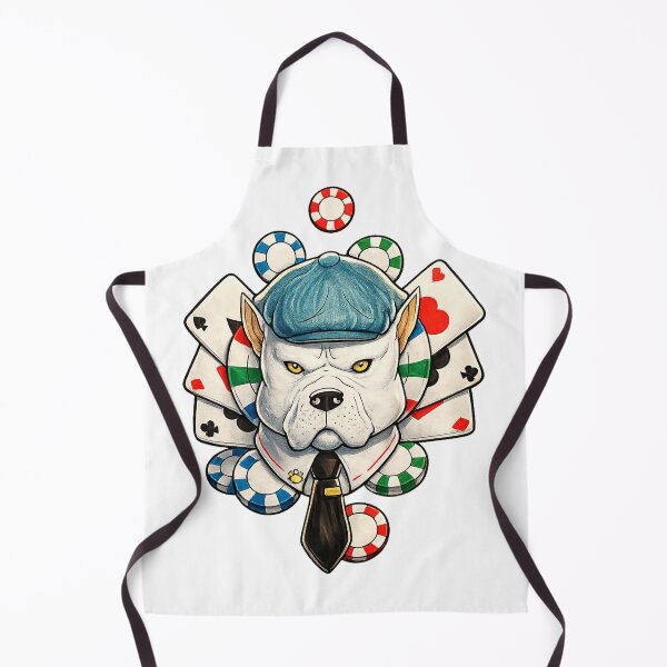 Item preview, Pitbull Poker Face — Funny Strong Dog Attitude Design designed and sold by LemosINKstudio.