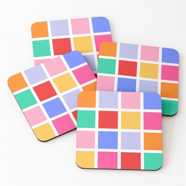Item preview, Rainbow Checkerboard Pattern designed and sold by Patterns & Love .