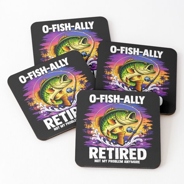 Item preview, O-Fish-Ally Retired - Funny Fishing Retirement Dad Husband designed and sold by BendyBeasts.