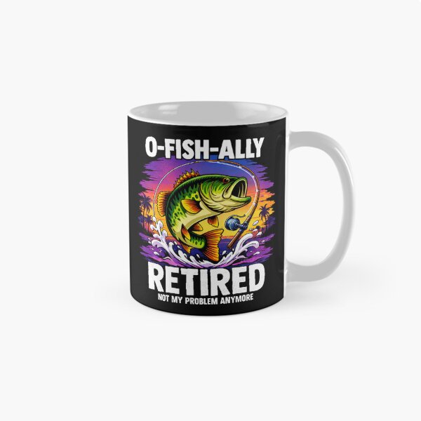 Item preview, O-Fish-Ally Retired - Funny Fishing Retirement Dad Husband designed and sold by BendyBeasts.