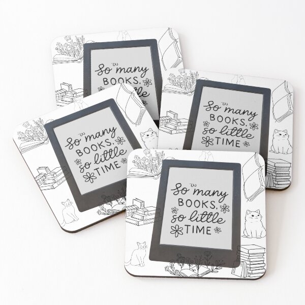 Artikelvorschau, Bücher und Katzen – E-Reader – Geschenk für Bücherliebhaber entworfen und verkauft von HandmadebyNina.