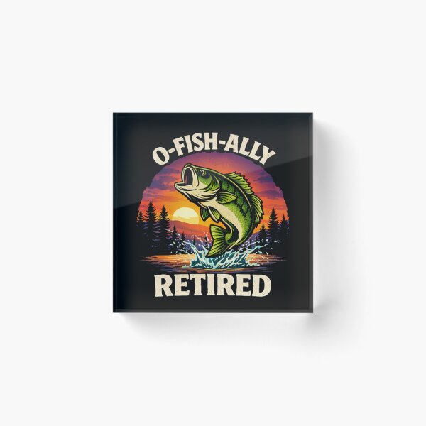 Item preview, O-Fish-Ally Retired - Funny Fishing Retirement Dad Husband designed and sold by BendyBeasts.