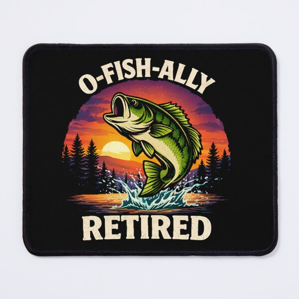 Item preview, O-Fish-Ally Retired - Funny Fishing Retirement Dad Husband designed and sold by BendyBeasts.