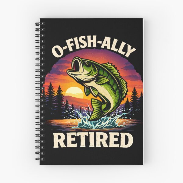 Item preview, O-Fish-Ally Retired - Funny Fishing Retirement Dad Husband designed and sold by BendyBeasts.