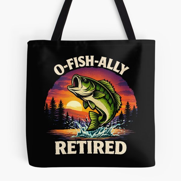 Item preview, O-Fish-Ally Retired - Funny Fishing Retirement Dad Husband designed and sold by BendyBeasts.