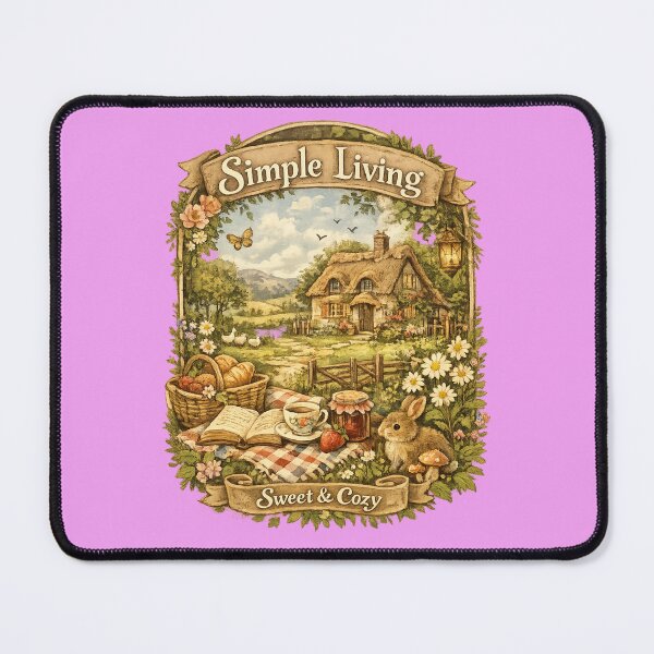 Item preview, Simple Living – Sweet & Cozy Cottagecore Shirt designed and sold by Shadowframe Studios.