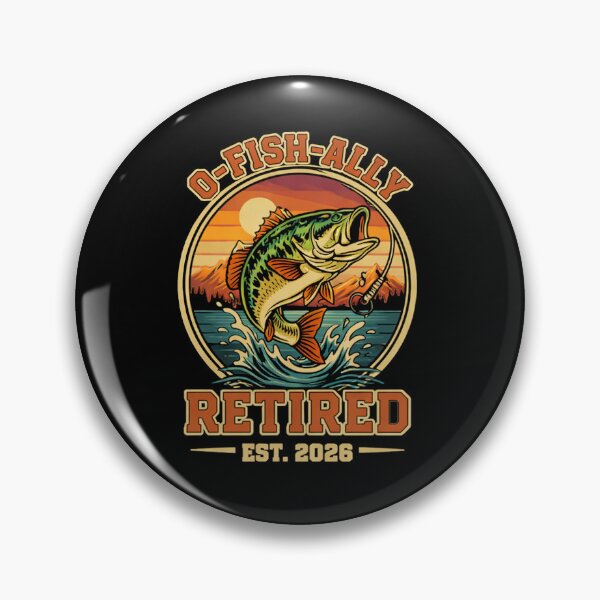 Item preview, O-Fish-Ally Retired - Funny Fishing Retirement Dad Husband designed and sold by BendyBeasts.