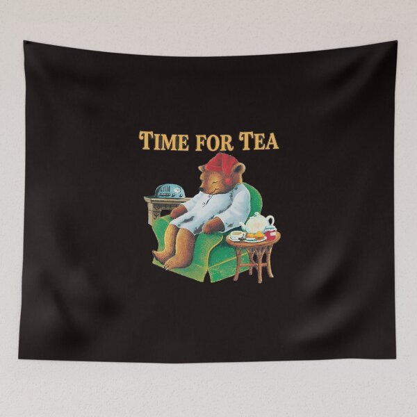 Item preview, Cozy Bear Asleep In Chair Illustration designed and sold by VanguardSkull.
