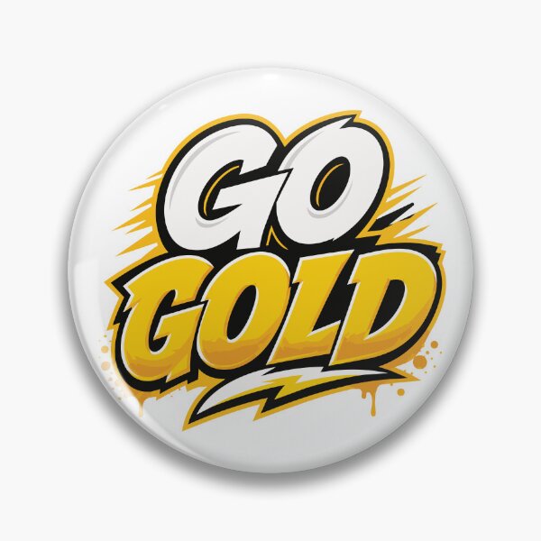 Item preview, GO GOLD for CAMP COLOR WARS designed and sold by KUSTOM CAMP CREATIVES.